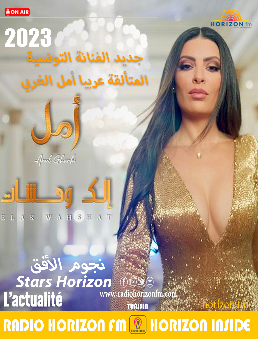 أصدرت الفنانة التونسية المتألقة عربيا أمل الغربي ألبومها الجديد بعنوان 'الك وحشات'